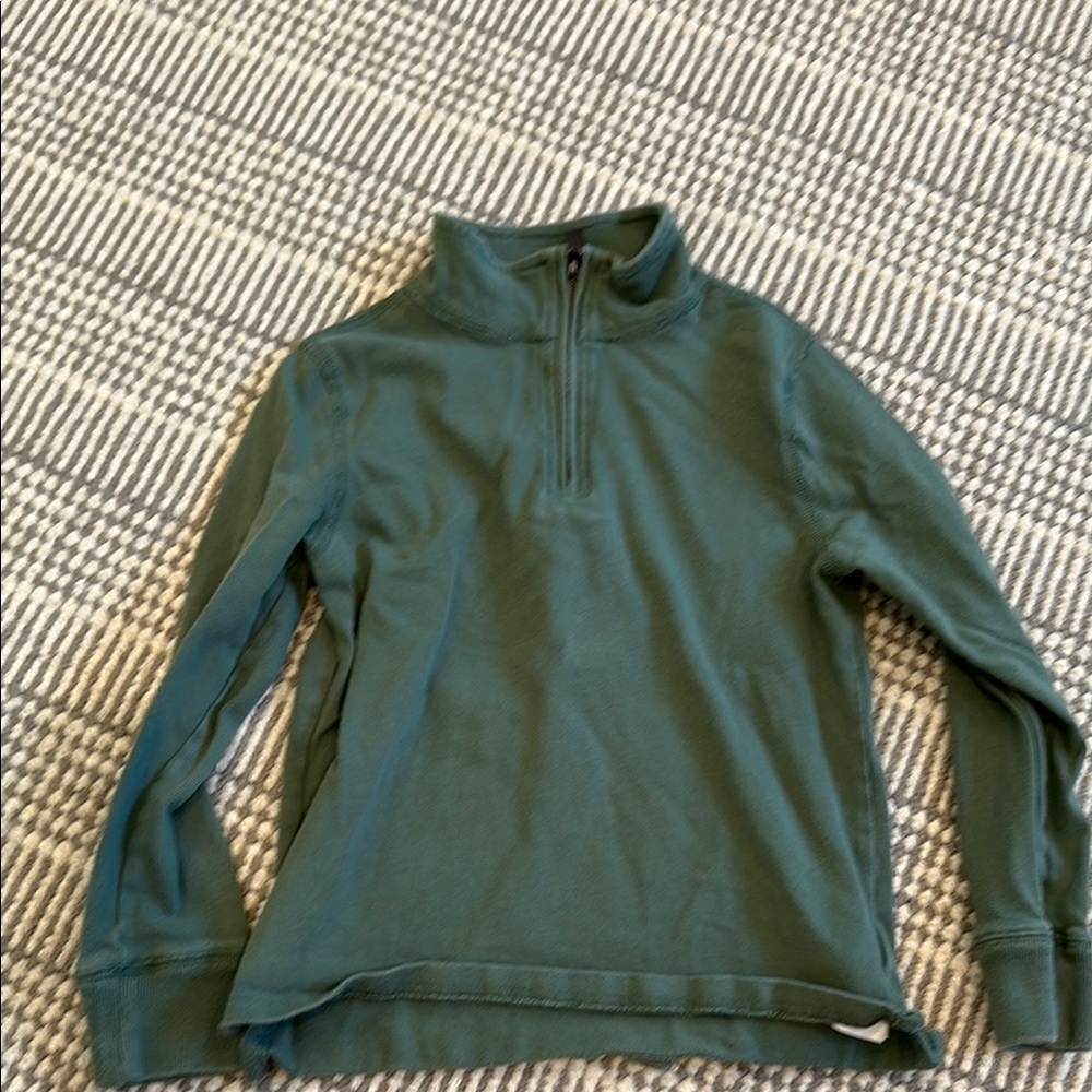 Crewcuts Sage Green Zip Pullover